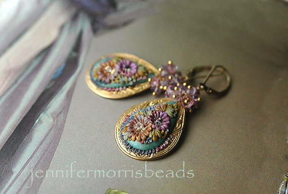 Vintage polymer clay earrings ideas