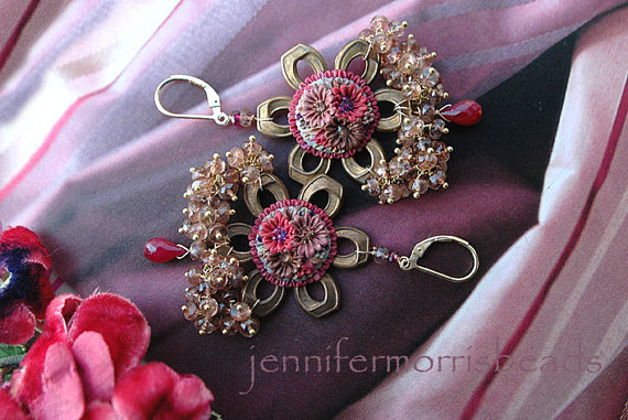 Vintage polymer clay earrings ideas