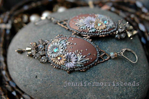 Vintage polymer clay earrings ideas