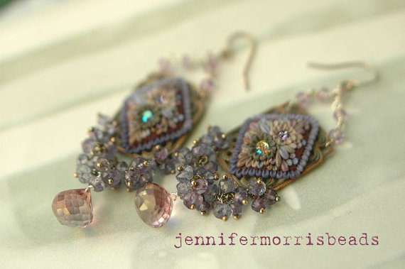 Vintage polymer clay earrings ideas