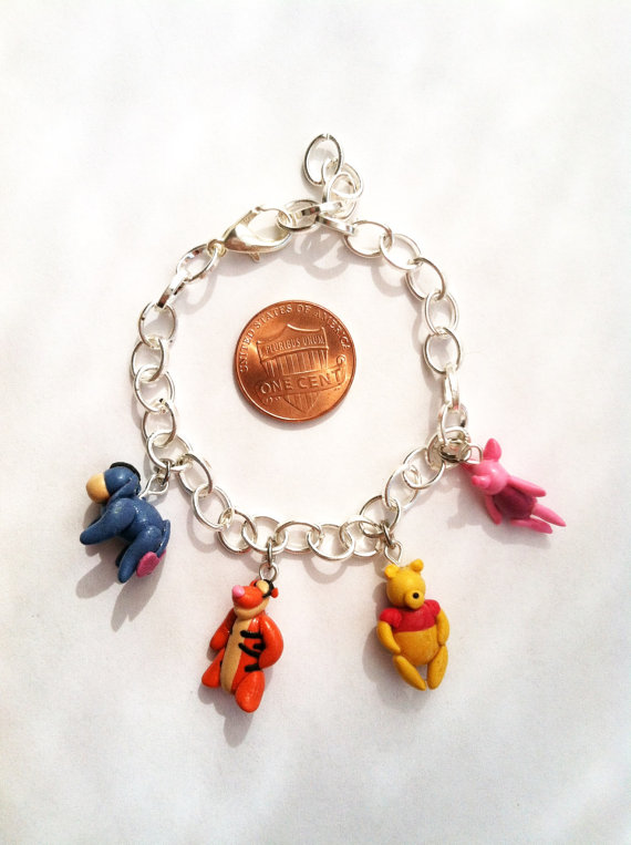 polymer clay charm bracelet - ideas to accessorize your day