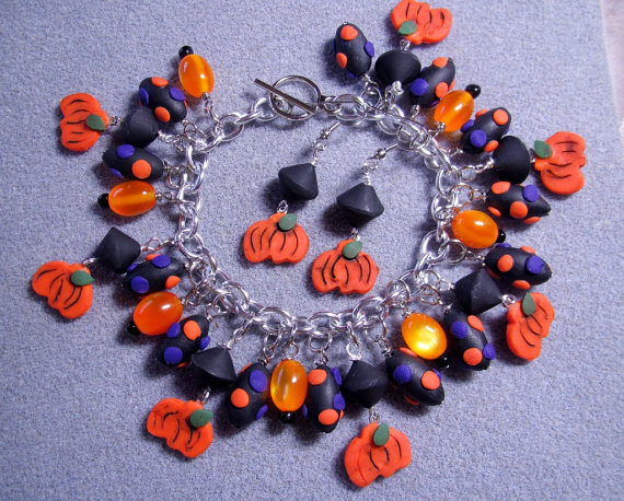 polymer clay charm bracelet - ideas to accessorize your day