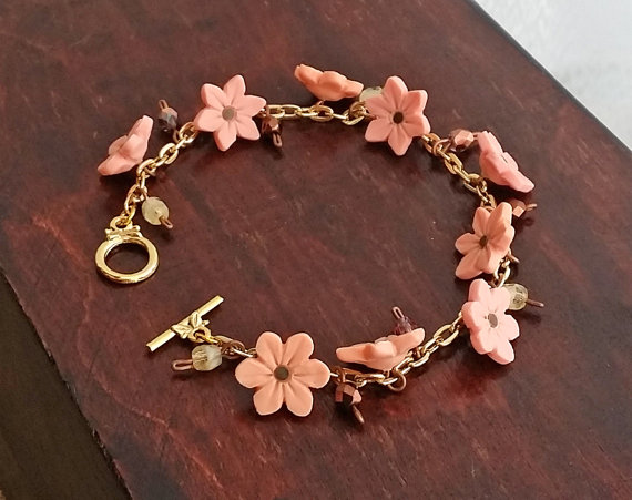 polymer clay charm bracelet - ideas to accessorize your day