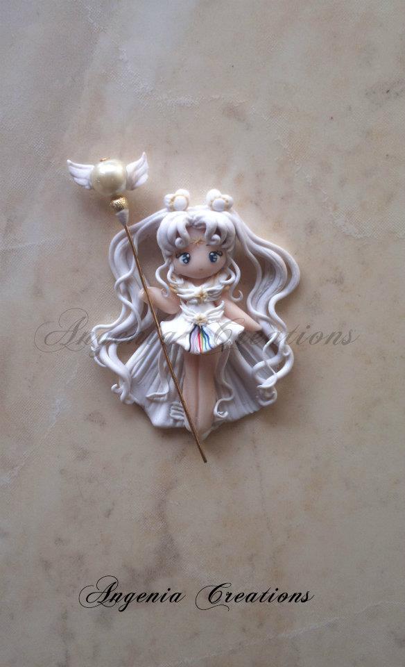 Polymer clay Sailor Moon figurine