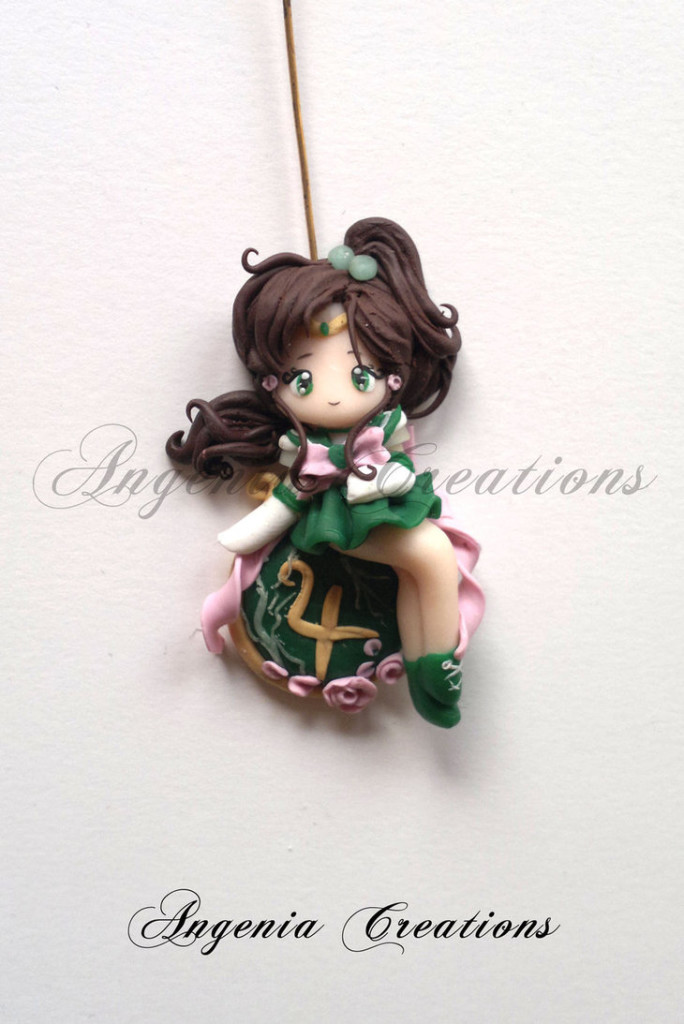 Polymer clay Sailor Moon figurine