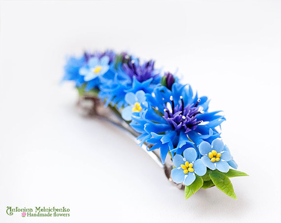 33 Polymer clay romantic hair accessories