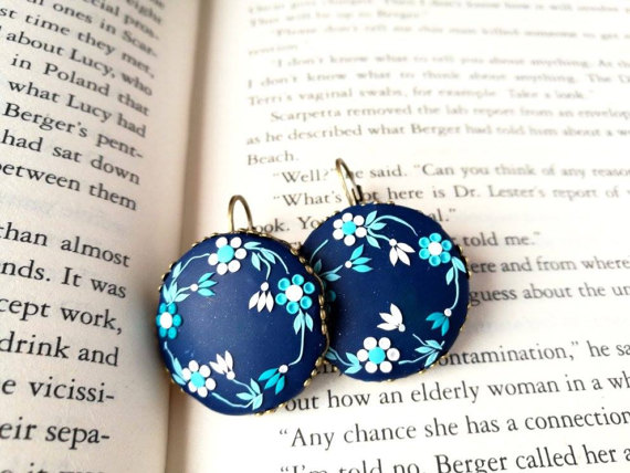 40 Polymer clay colorful earrings ideas