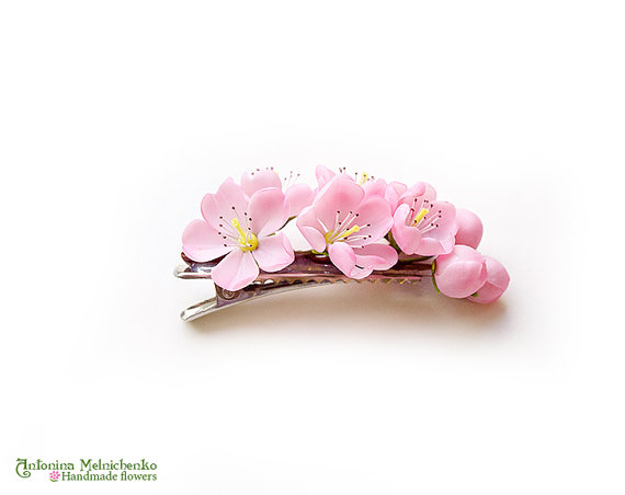 33 Polymer clay romantic hair accessories