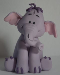 Polymer clay Lumpy elephant tutorial