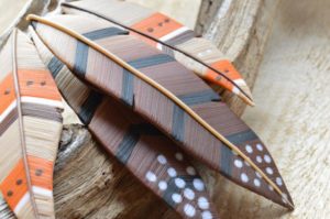 Polymer clay feather tutorial