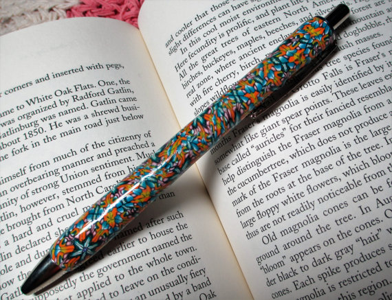 polymer clay colored pen - canes 18