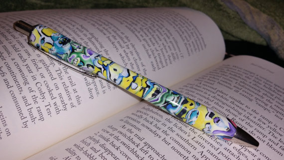 polymer clay pen - canes 10