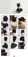 Check this Polymer clay Batman step by step tutorial – Super-Heroes, you might like it!
