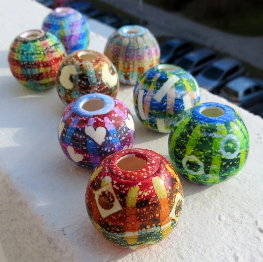 Polymer clay beads to DIY this summer
