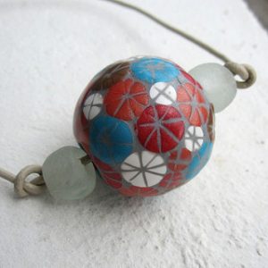 Polymer clay mosaic beads that you'll love