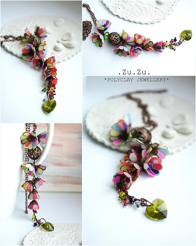 Polymer clay necklaces for special occasion