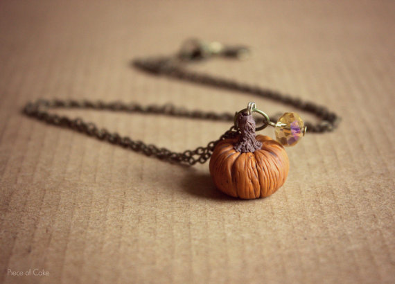 Polymer clay Halloween pendants and necklaces ideas