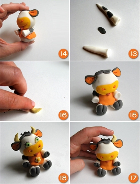 Polymer clay caw tutorial - DIY step by step