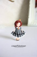Check this Polymer clay little girl brooch, you might like it!