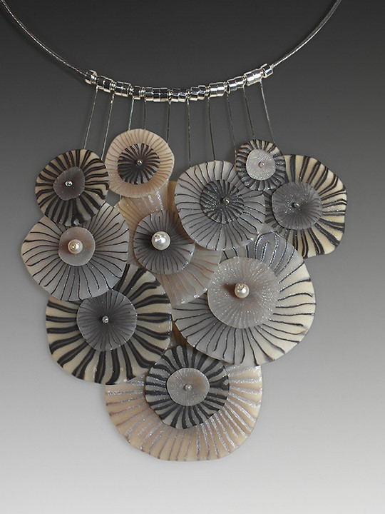 Laura Tabakman Polymer clay exquisite necklace