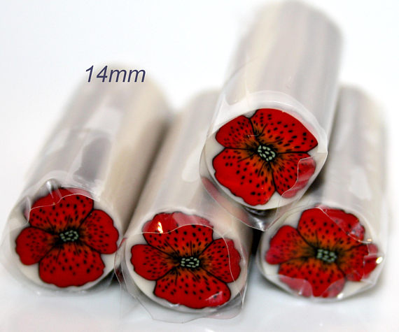 Red Poppy cane