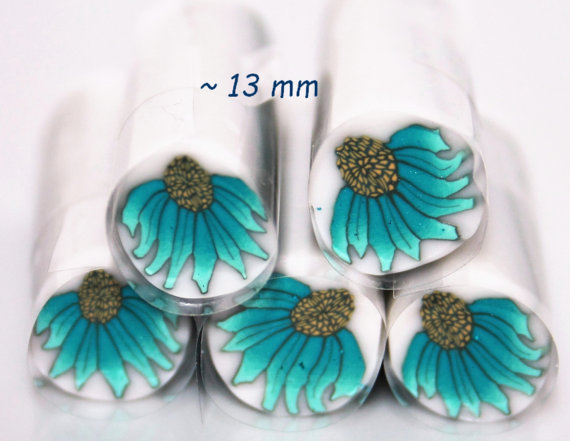 Turquoise Cone Flower Cane