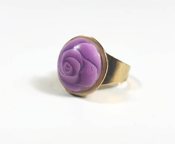 Polymer clay rose cane ring ideas