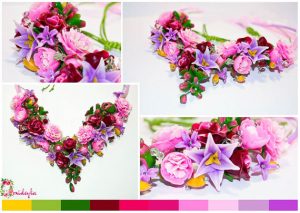 Polymer clay floral necklace ideas