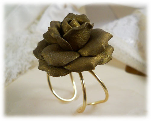 Polymer clay rose ring ideas that you'll love