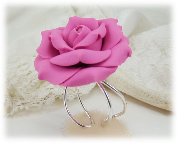 Polymer clay rose ring ideas that you'll love