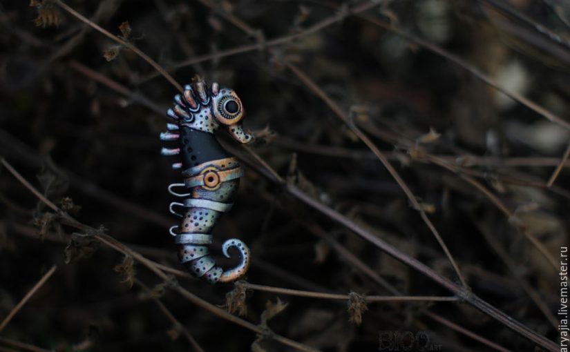 Polymer clay Seahorse – DIY step by step tutorial