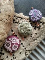 Check this Polymer clay floral embroider beads, you might like it!