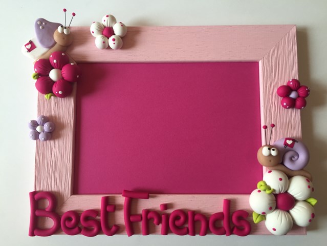 Best friend photo frame DIY step by step tutorial