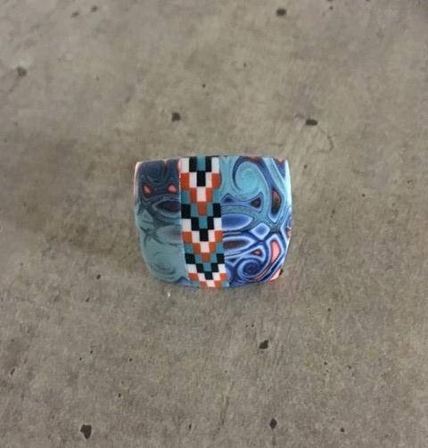 Nice ideas for a polymer clay pattern ring