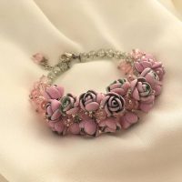 Check this Pink polymer clay jewelry, you might like it!