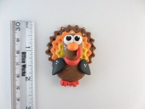 Polymer clay turkey