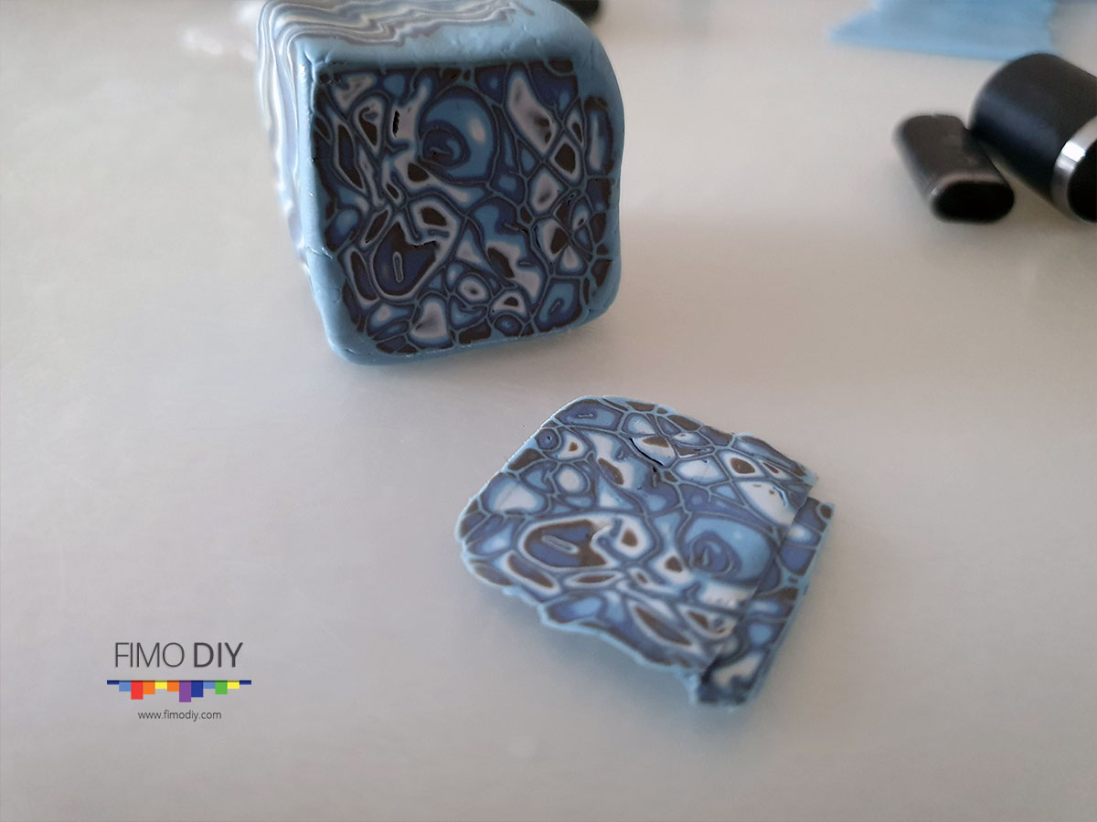 Polymer clay mokume gane tutorial