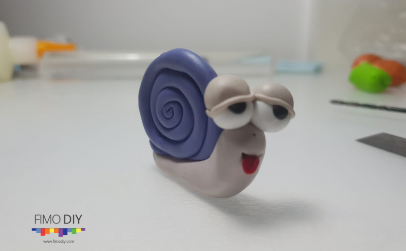 Polymer clay snail tutorial