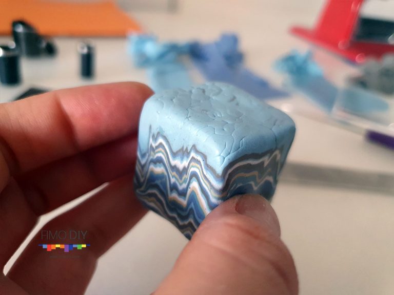 Polymer clay mokume gane tutorial