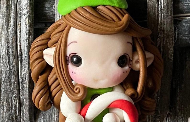 Polymer clay elf