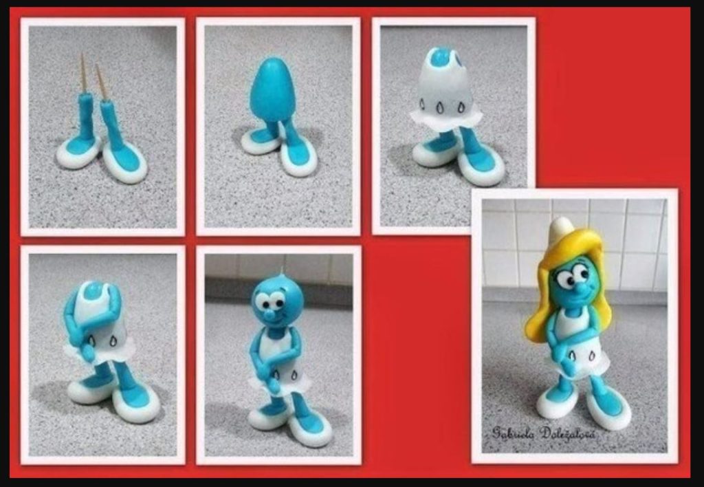 polymer clay smurf tutorial